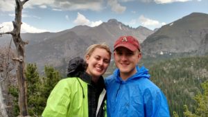 The rain didn't stop us from picture-posing in Colorado, so I don't see why it would stop us now. 